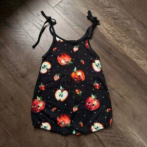 2-3Y The Mini Forest Euro Apple Romper